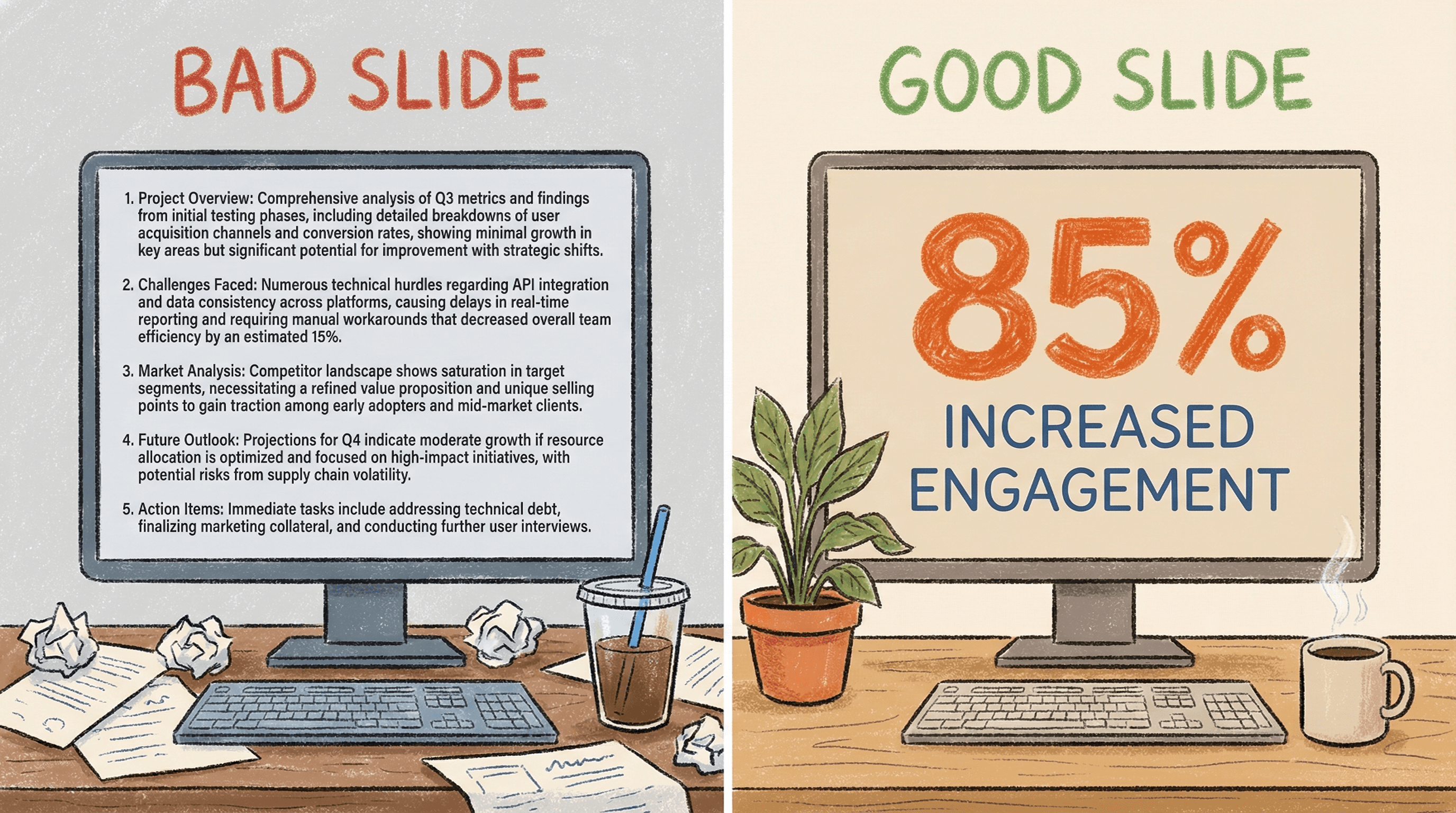 yc demo day deck information hierachy