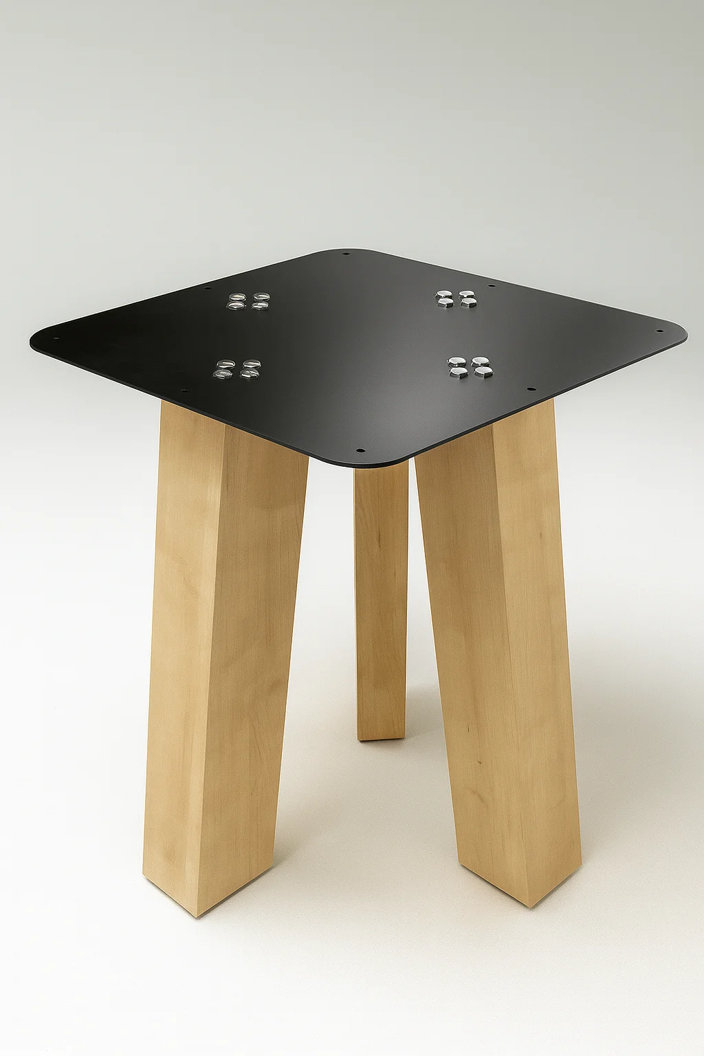 A vintage race car with blue, orange, and white livery