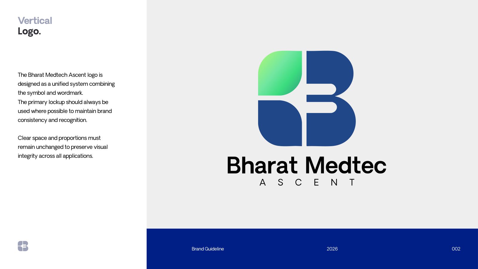 Bharat Medtech Ascent brand book page 4
