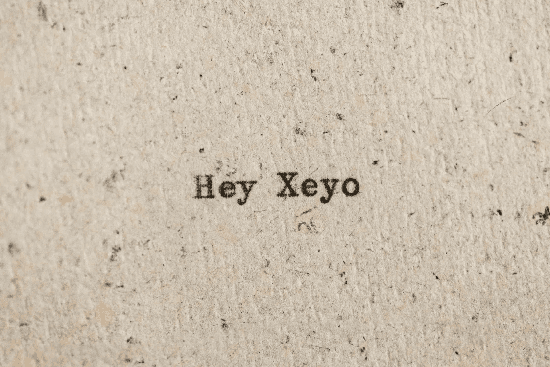 type writer with a light background