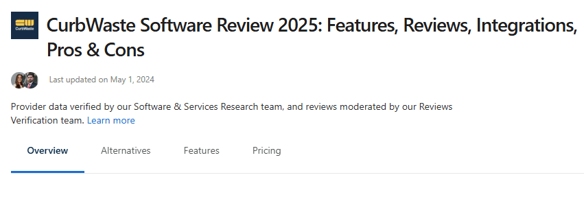 Marketing Spotlight: CurbWaste Marketing Strategy Reviews and Social Proof