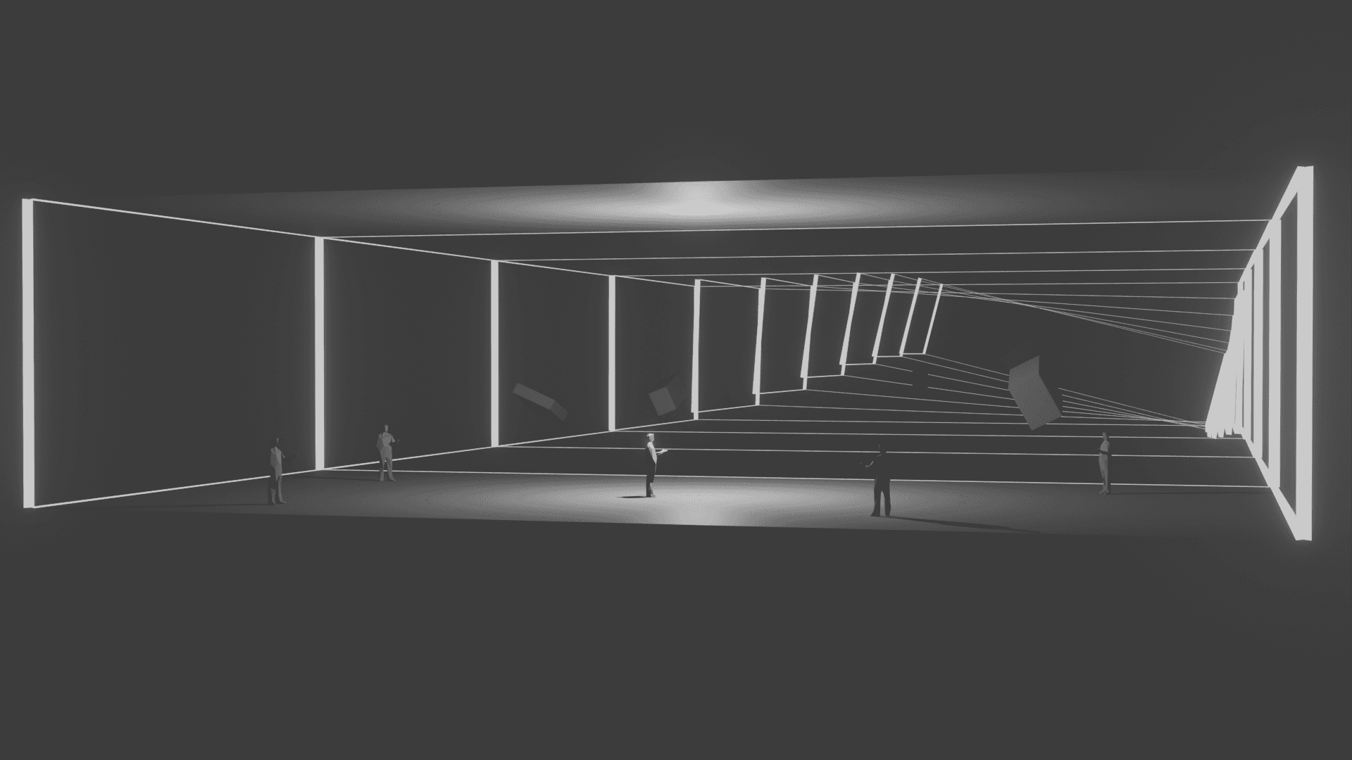 A close-up of a hand wearing multiple decorative rings against a blue background.