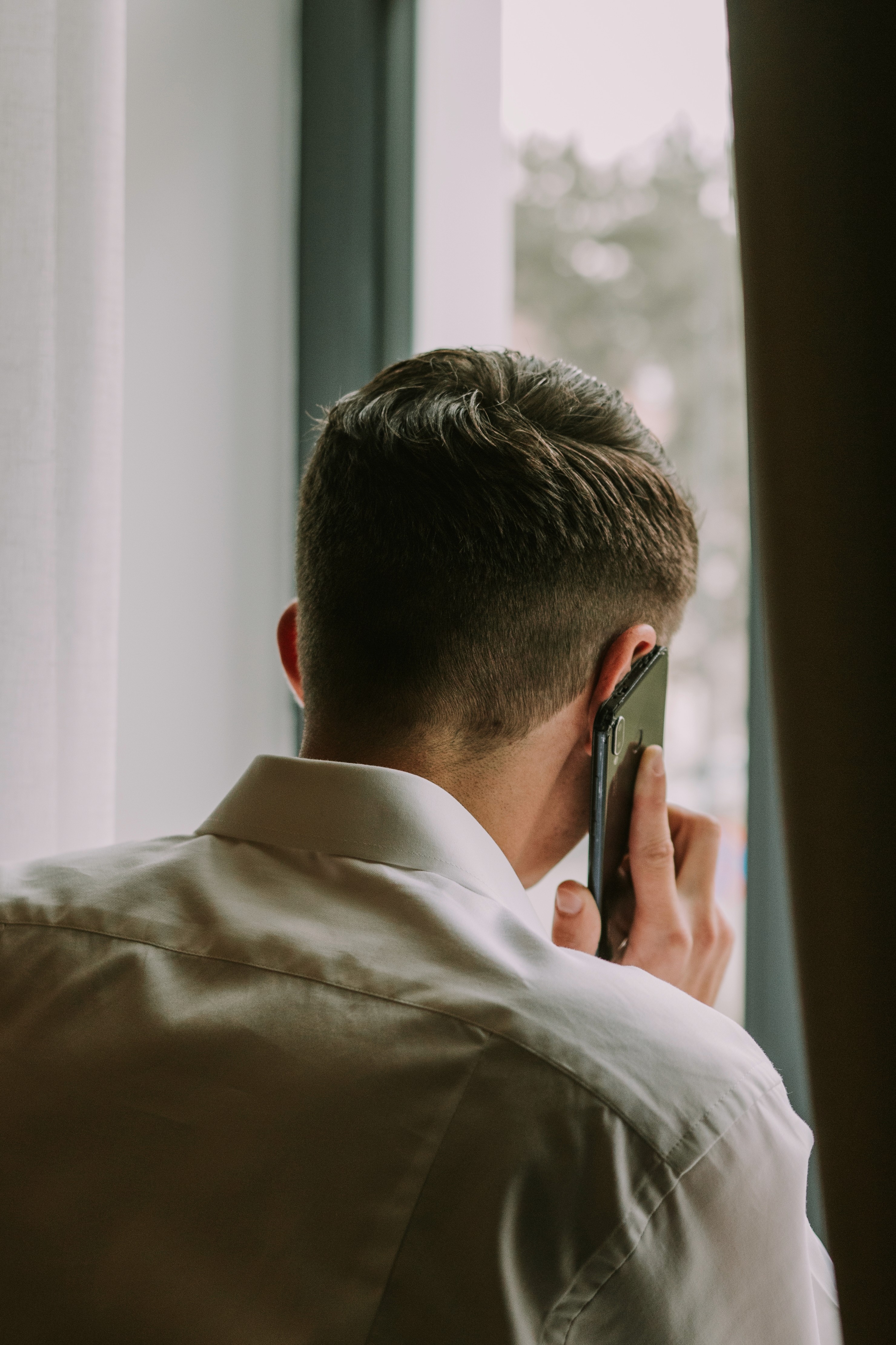 Calm woman, serene outdoor moment