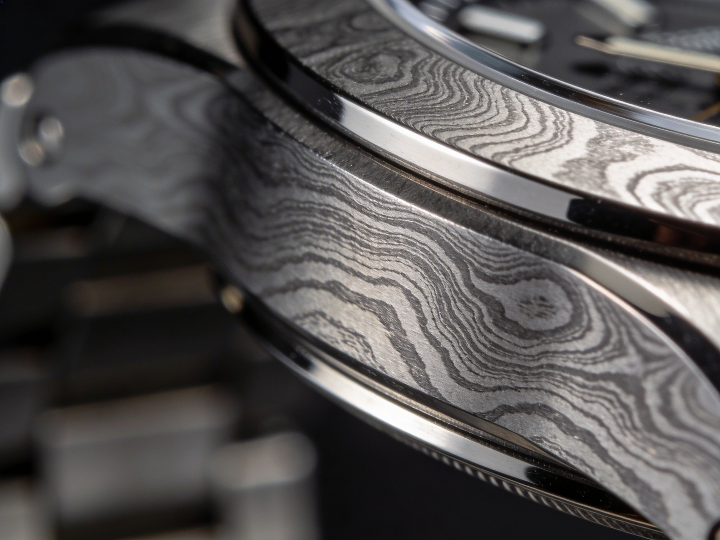 a part of the black headphone