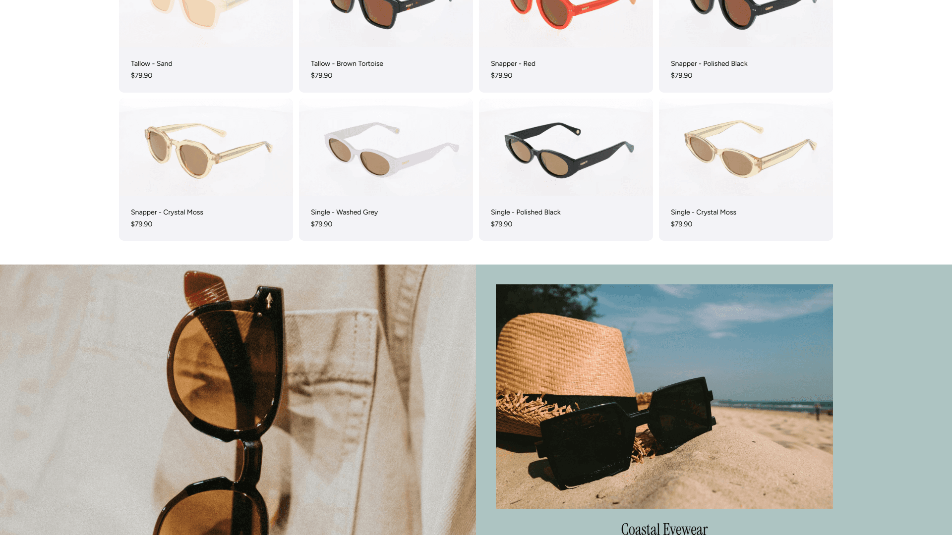 Coast Eyewear store