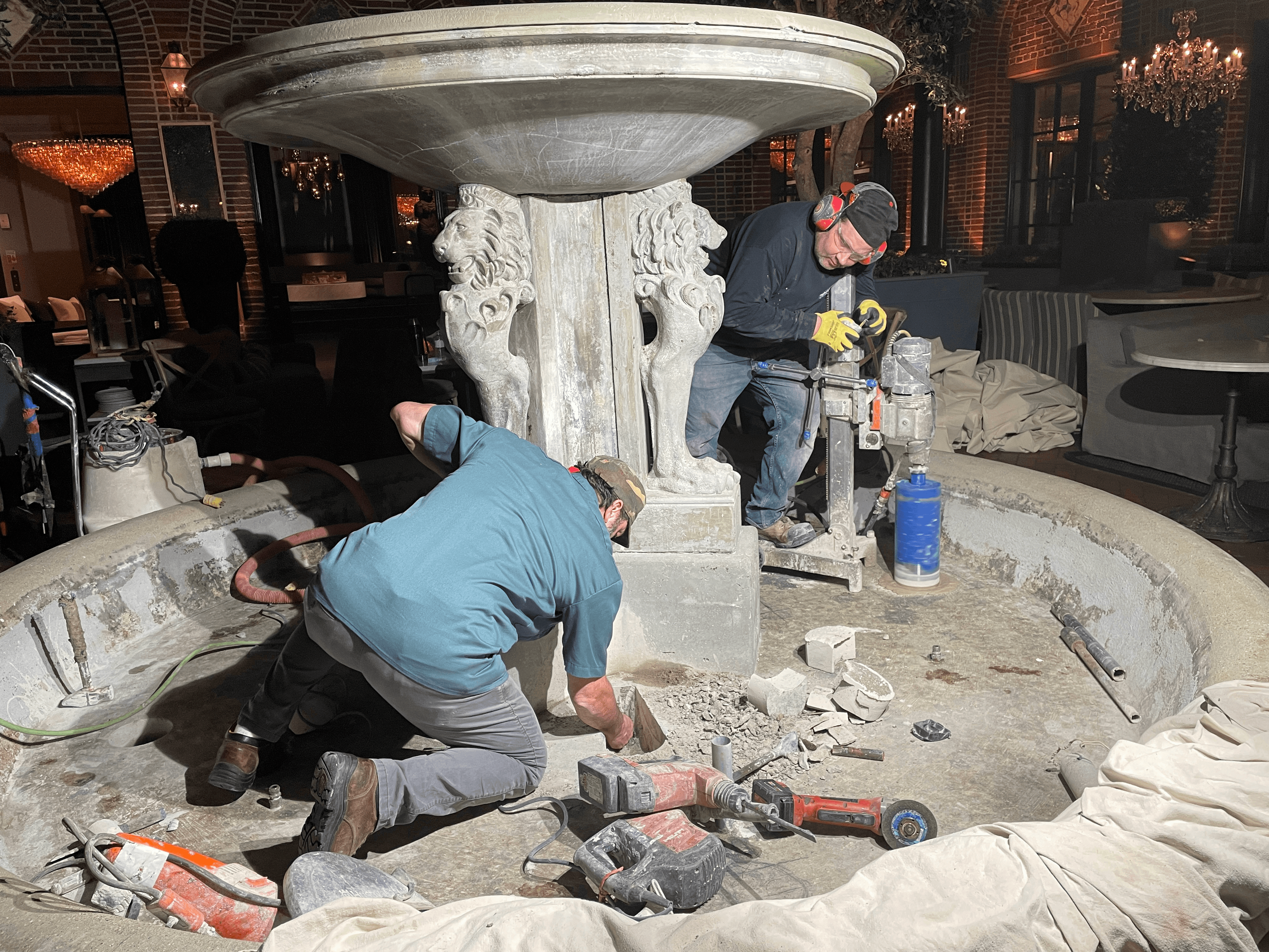 fountain restoration