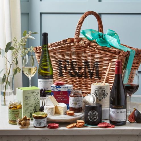 fortnum Mason cheese wine hamper