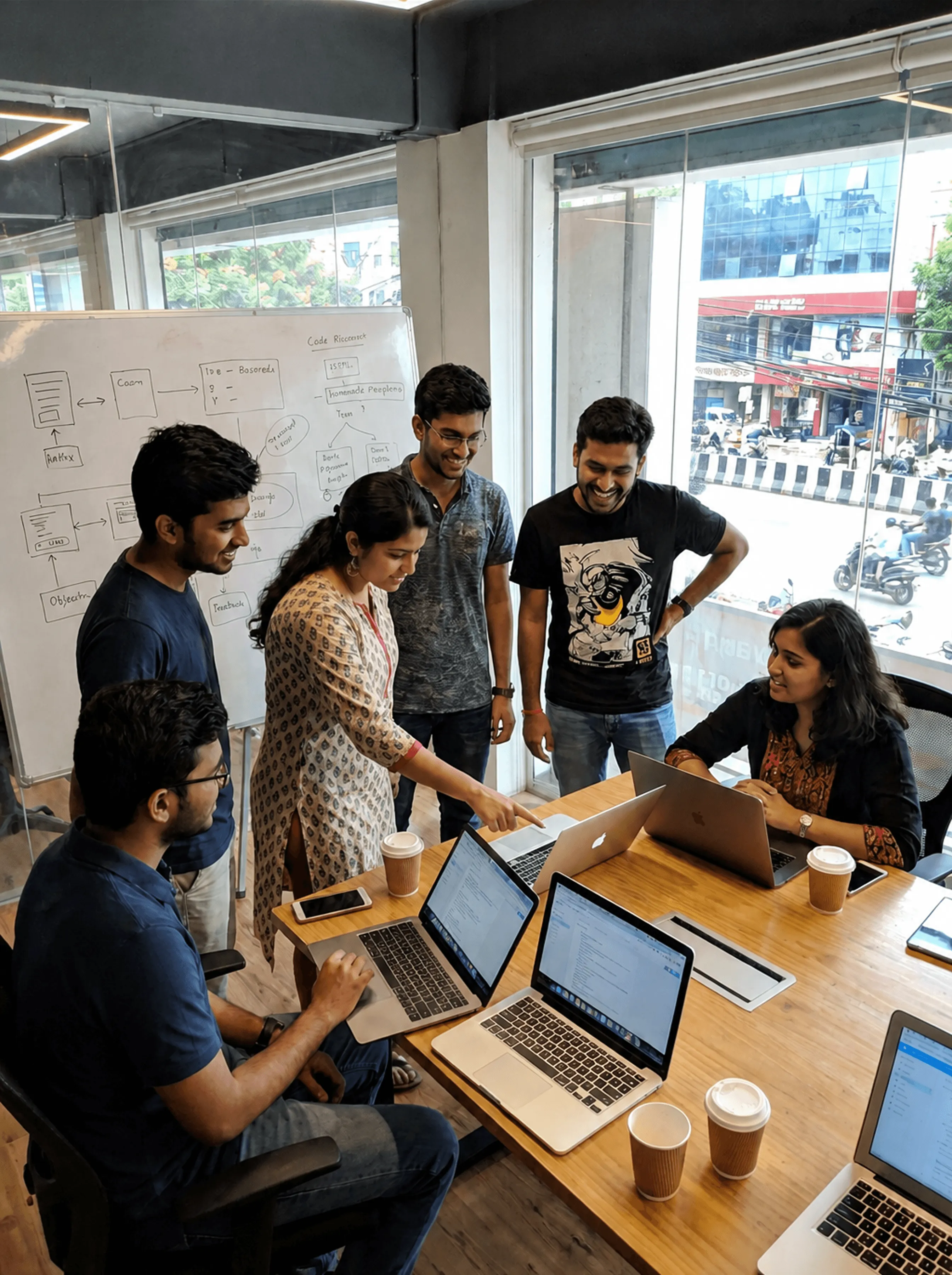 Team EduSpark collaborating in a meeting