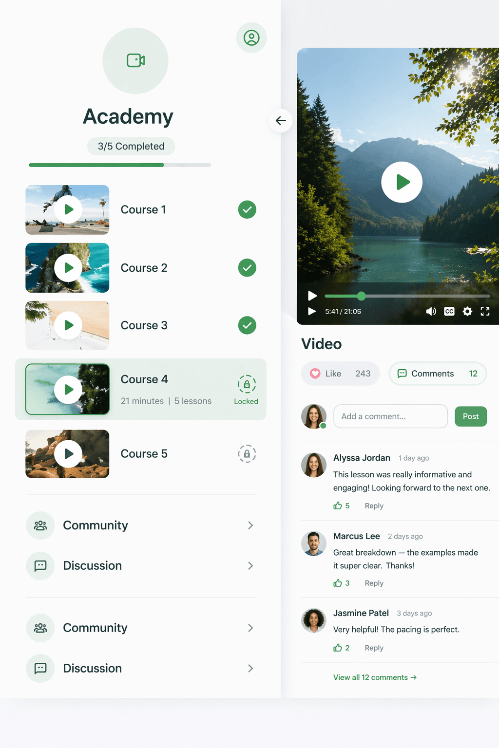Project Hub chat: Meeting notes shared between Nathan & Matt.