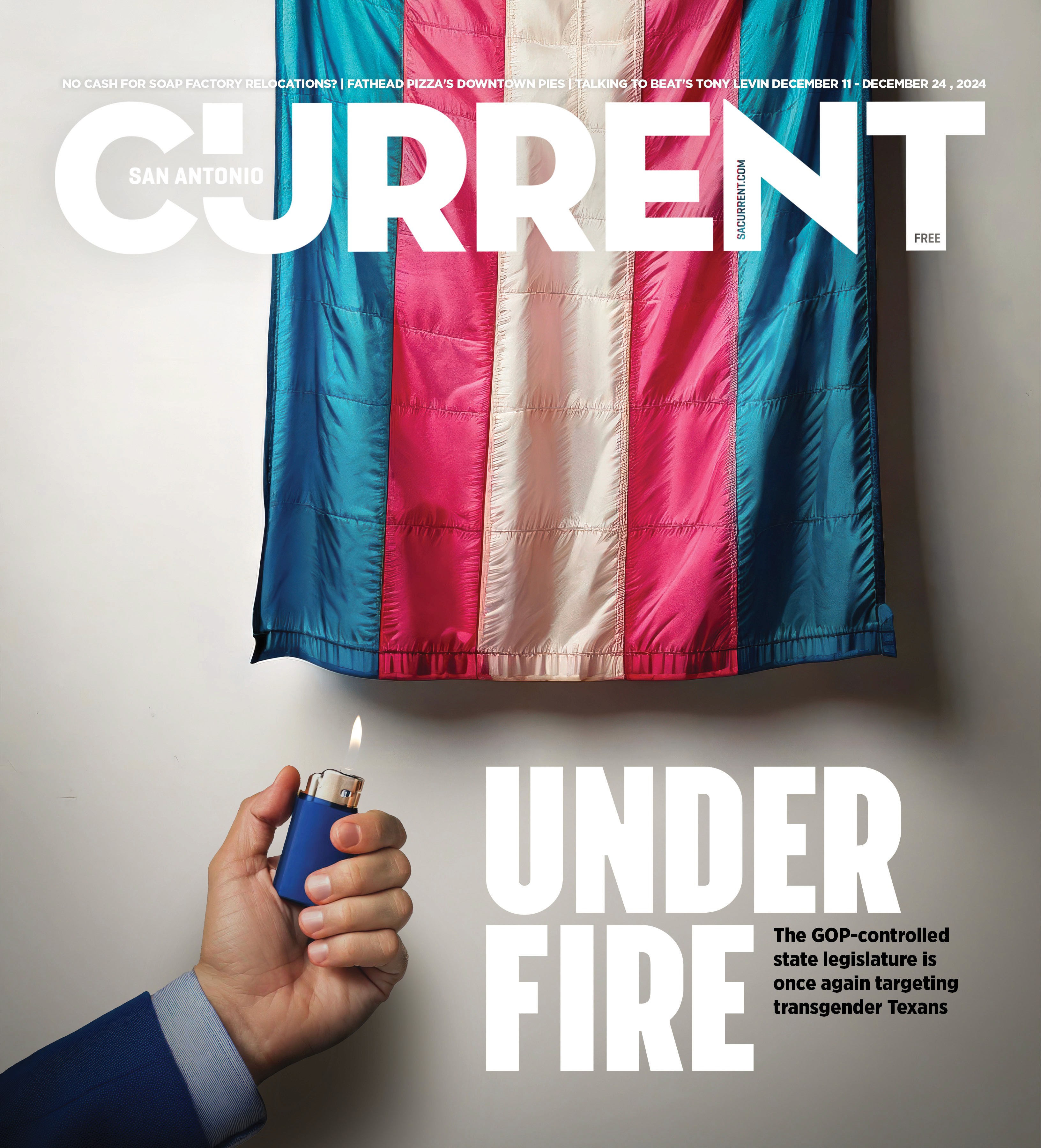 Cover for San Antonio Current on Trans Rights in Texas