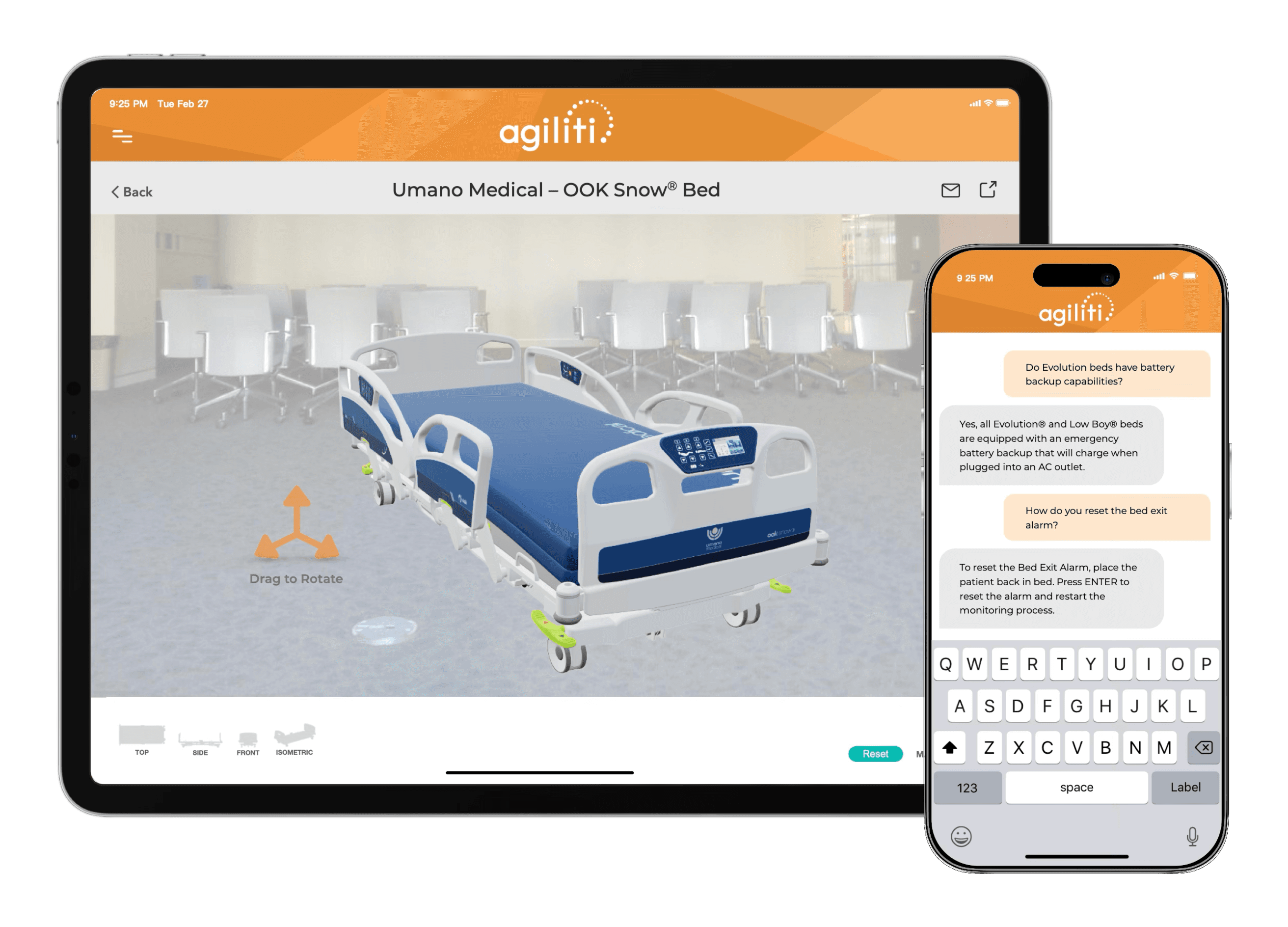 Sales Enablement AR Augemented Reality and Intelligent Chat Agents in go to market tools ontablet and mobile