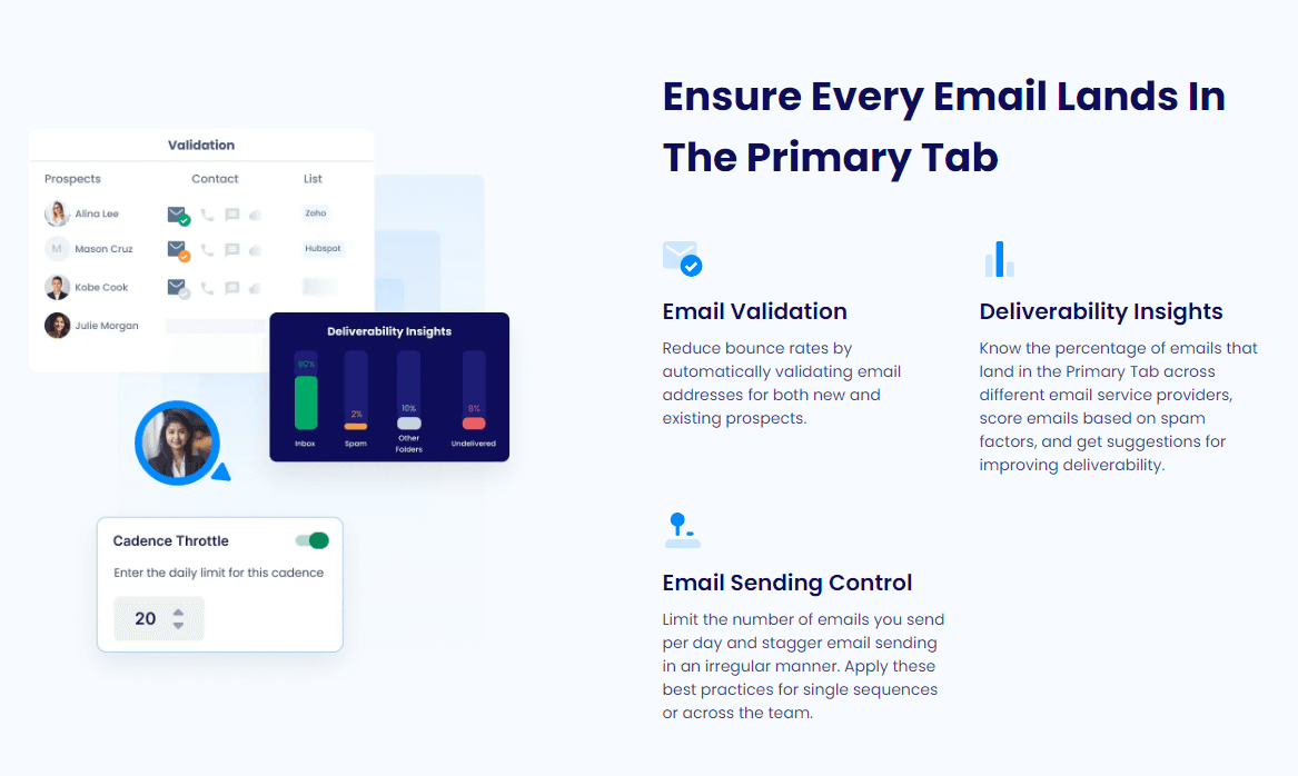 Klenty deliverability and Email Tracking