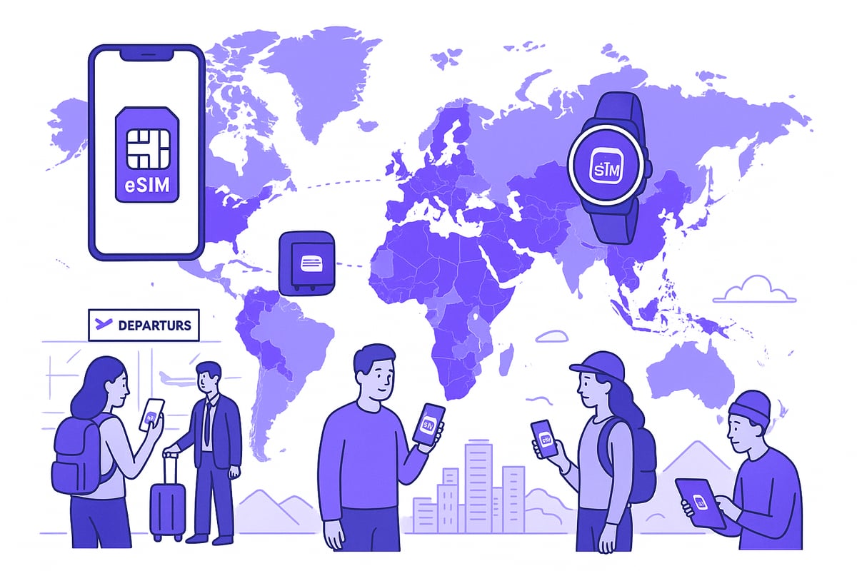 Global eSIM Coverage and Network Performance in 2025
