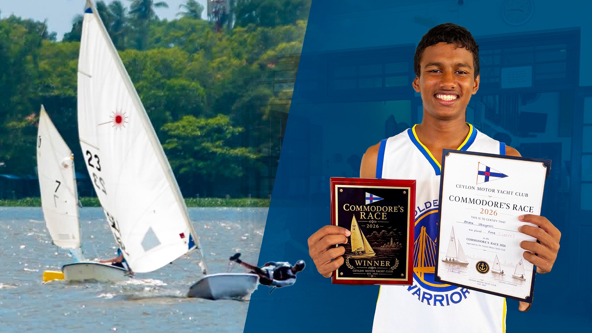 Akaine Ubayasiri Wins the Prestigious Commodore's Race 2026 on a Precision Composites Laser