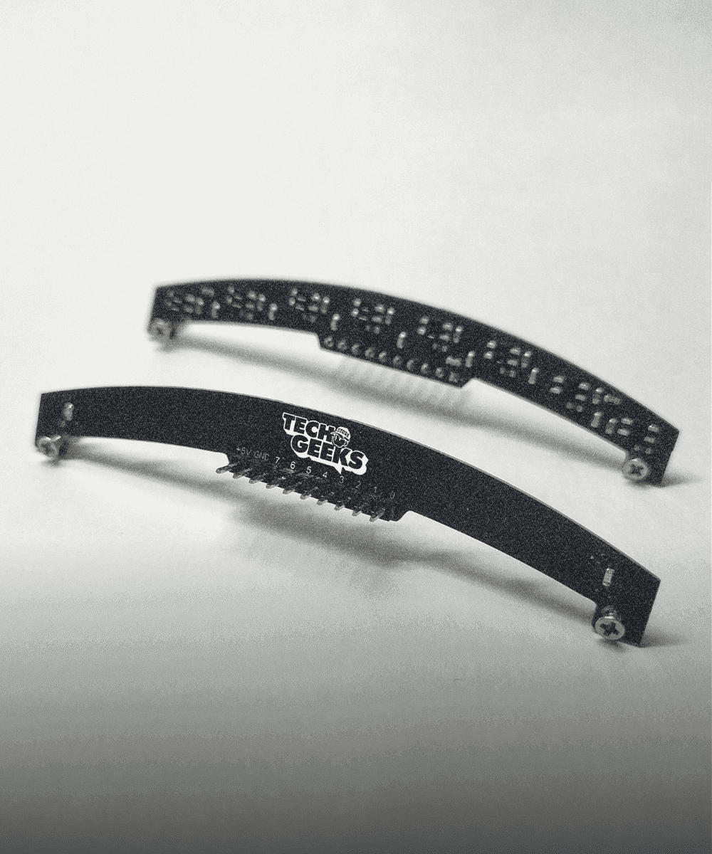 ARC8 8-channel analog IR sensor array for line follower robot – TechGeeks