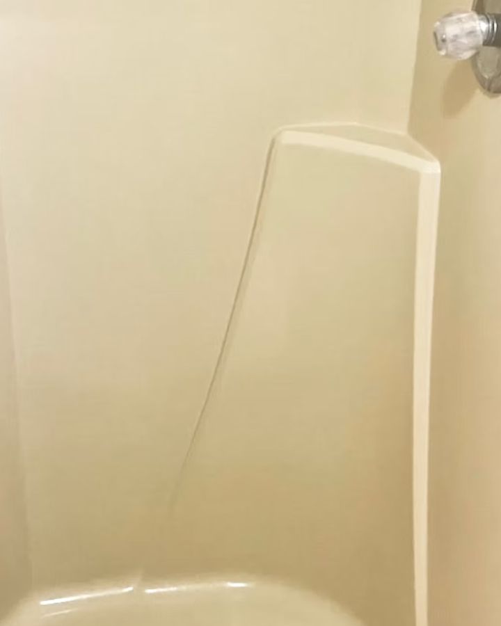 Shower, after cleaning