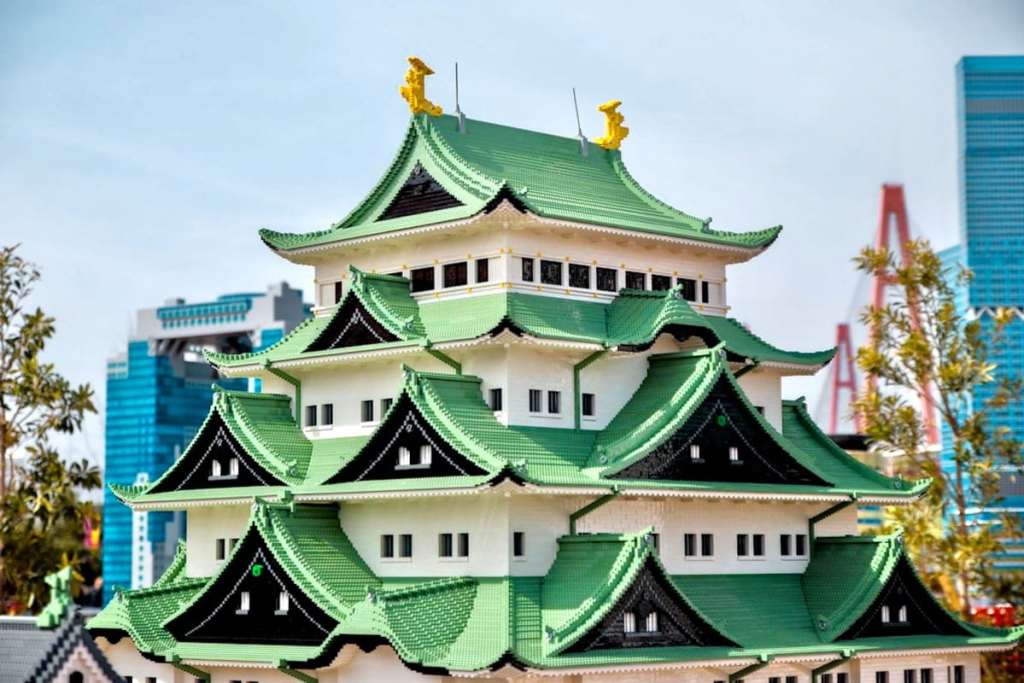 lego osaka castle, legoland japan