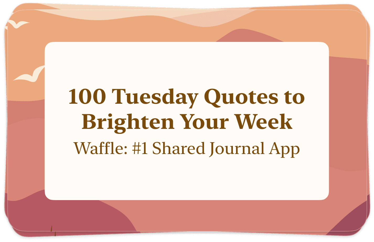 100 Tuesday Quotes to Brighten Your Week