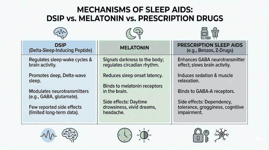 DSIP compared to other sleep solutions