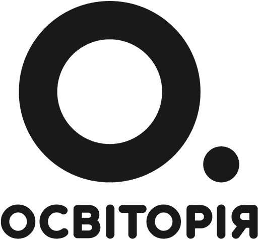 Logo of Osvitoria — Ukrainian education NGO and client of GUFR impact consulting.