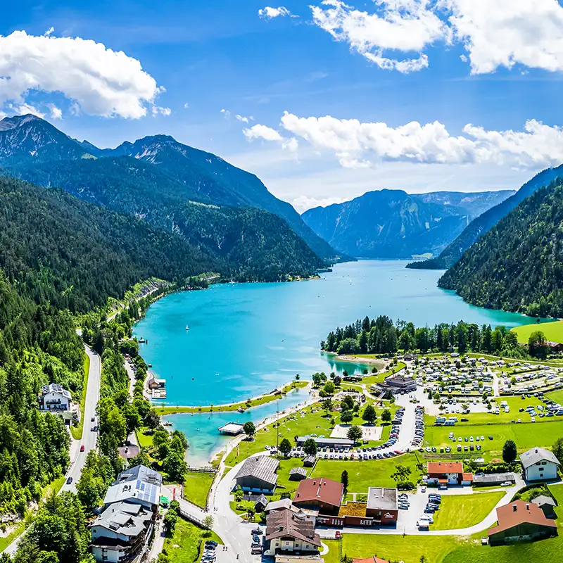 Achensee Lake i Østerrike - sykkeltur fra München til Venezia | Expa Travel