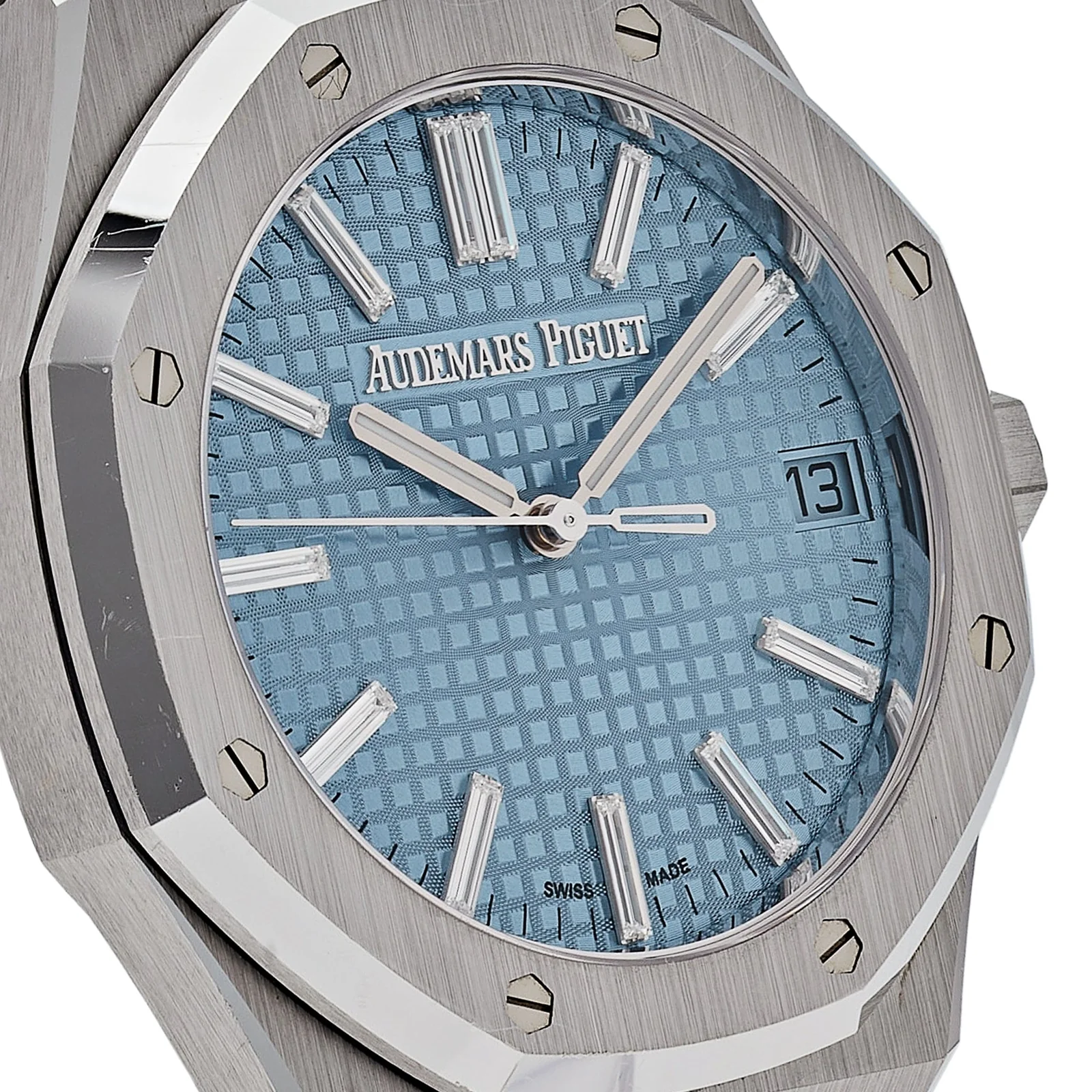 Buy Audemars Piguet Royal Oak Selfwinding White Gold Blue Dial Limited Edition with ice blue dial