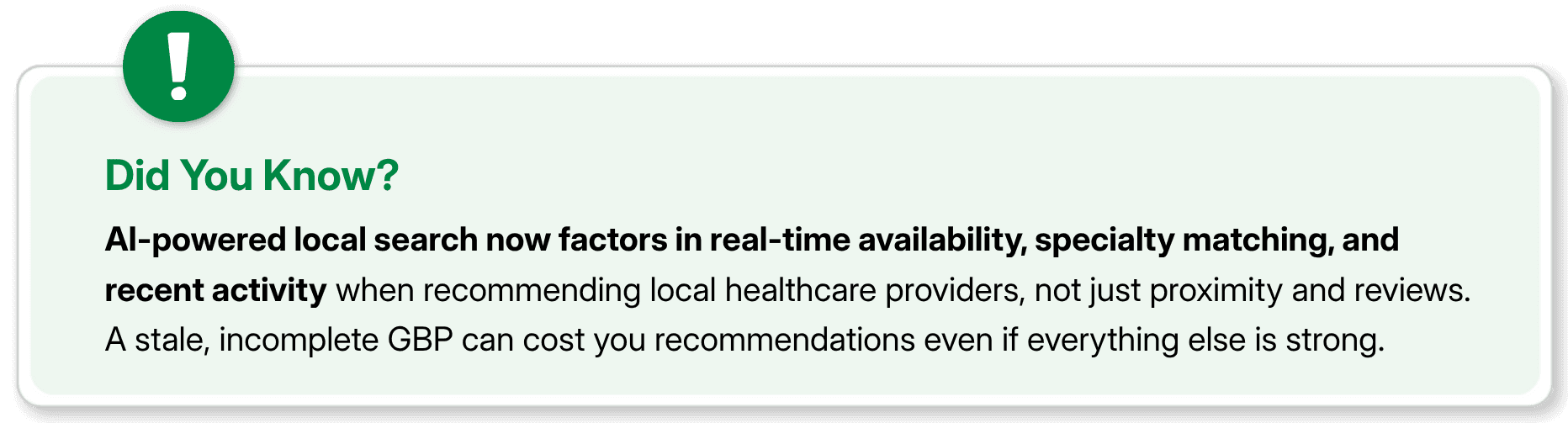 Did you know about AI powered local search