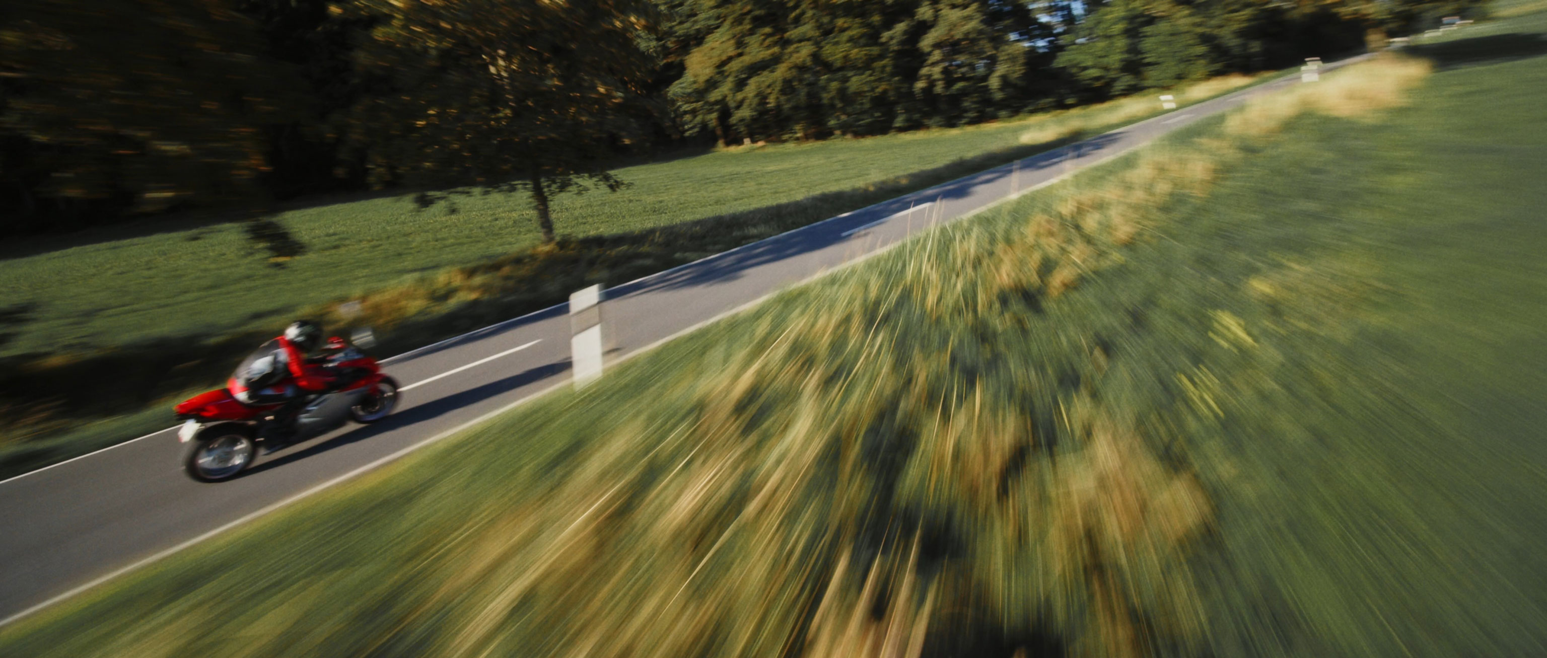 landroad with a motorbike