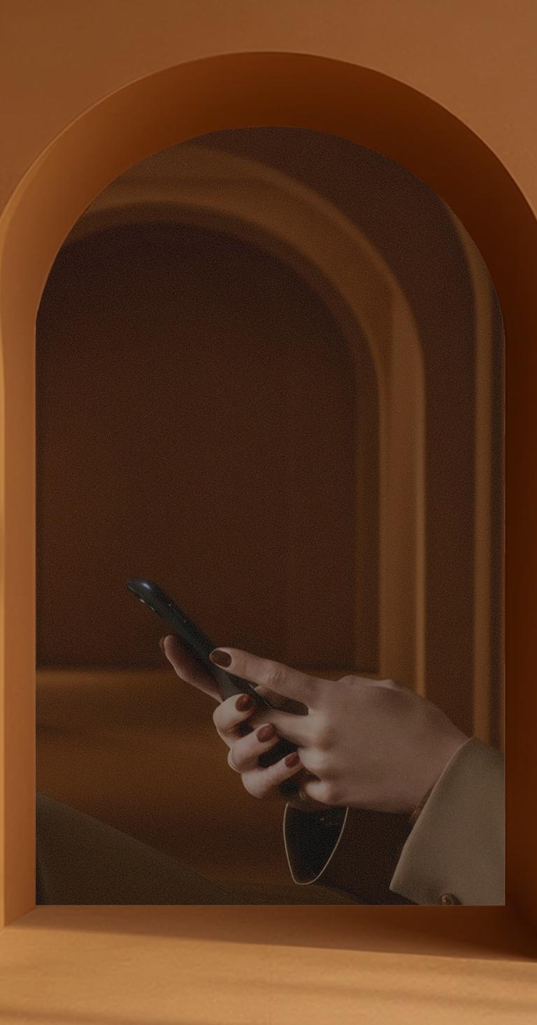 Warm-toned arched architectural background