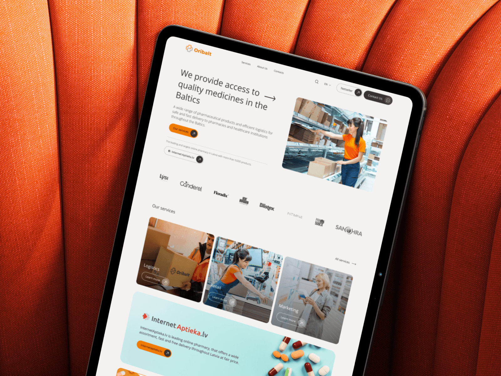 Oribalt UI/UX design - luut.design
