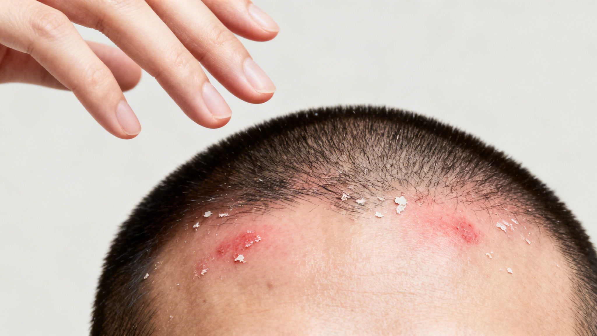 inflamed and irritated scalp