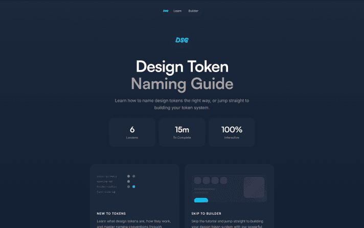 Design Token Naming Guide