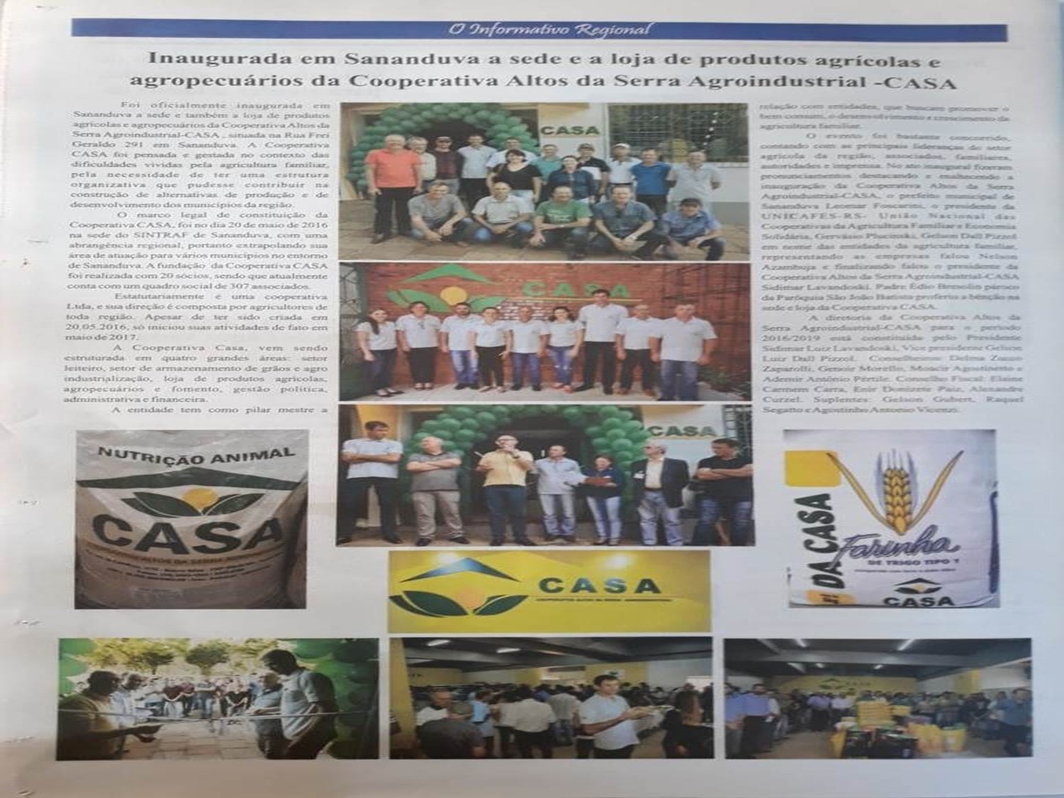 Three children jumping in burlap sacks during a race.