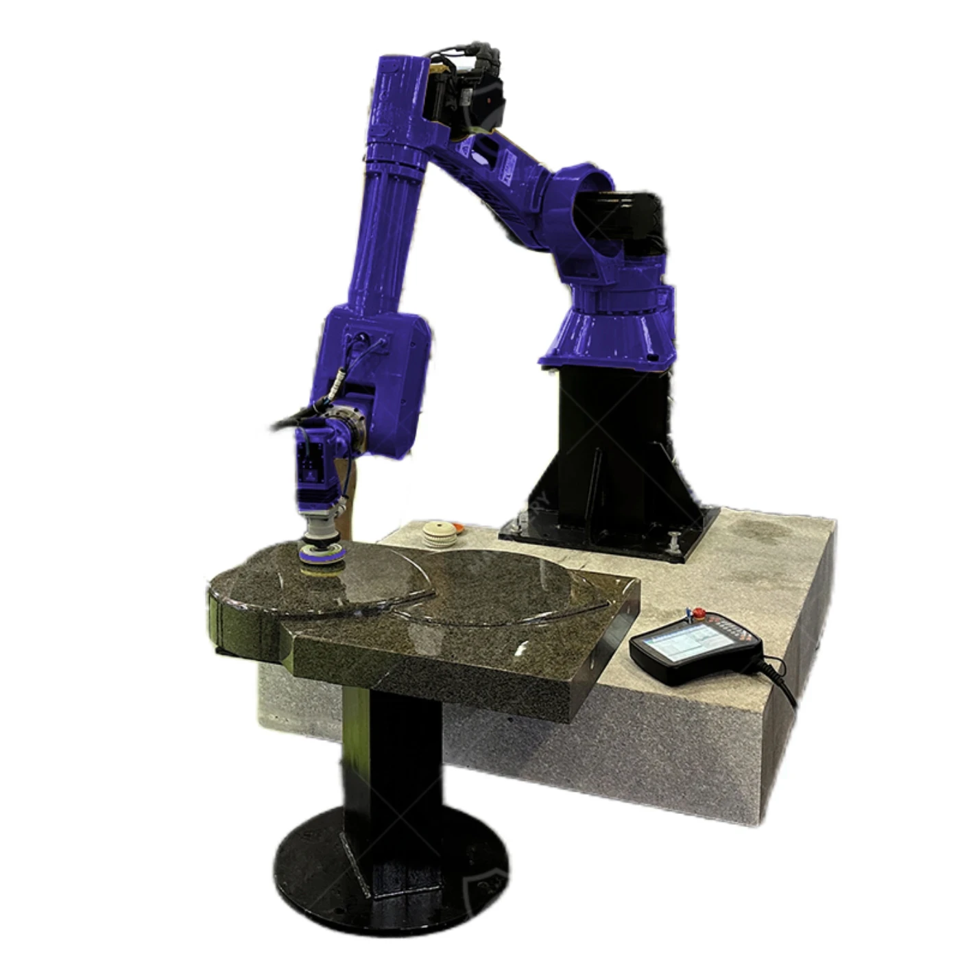 DINOSAW industrial robotic arm for polishing