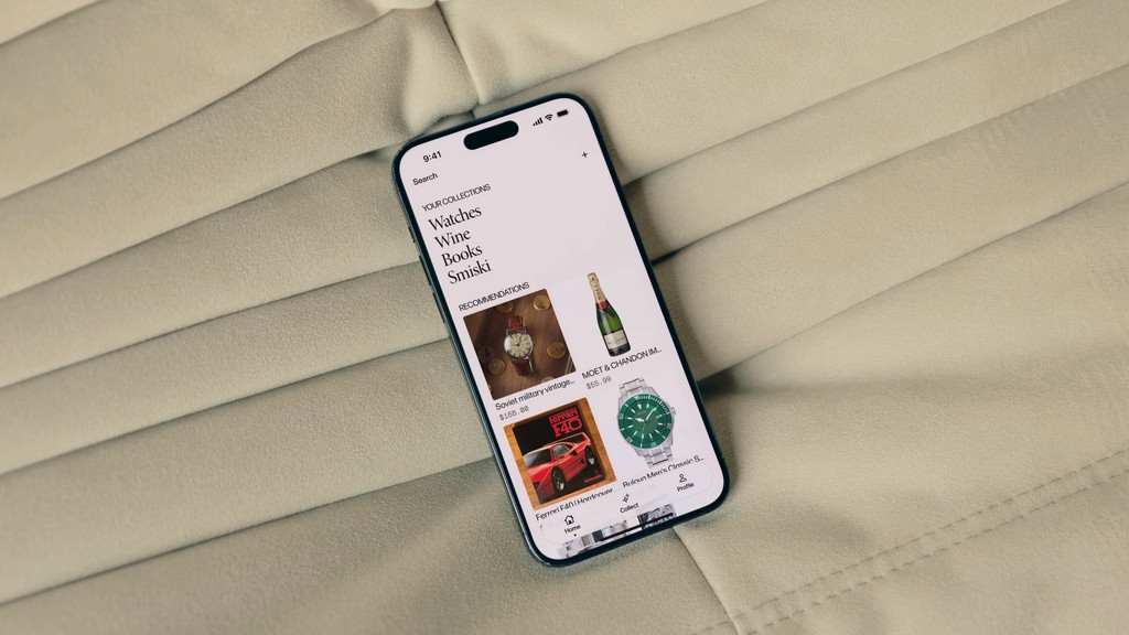 An image of a phone on a light couch
