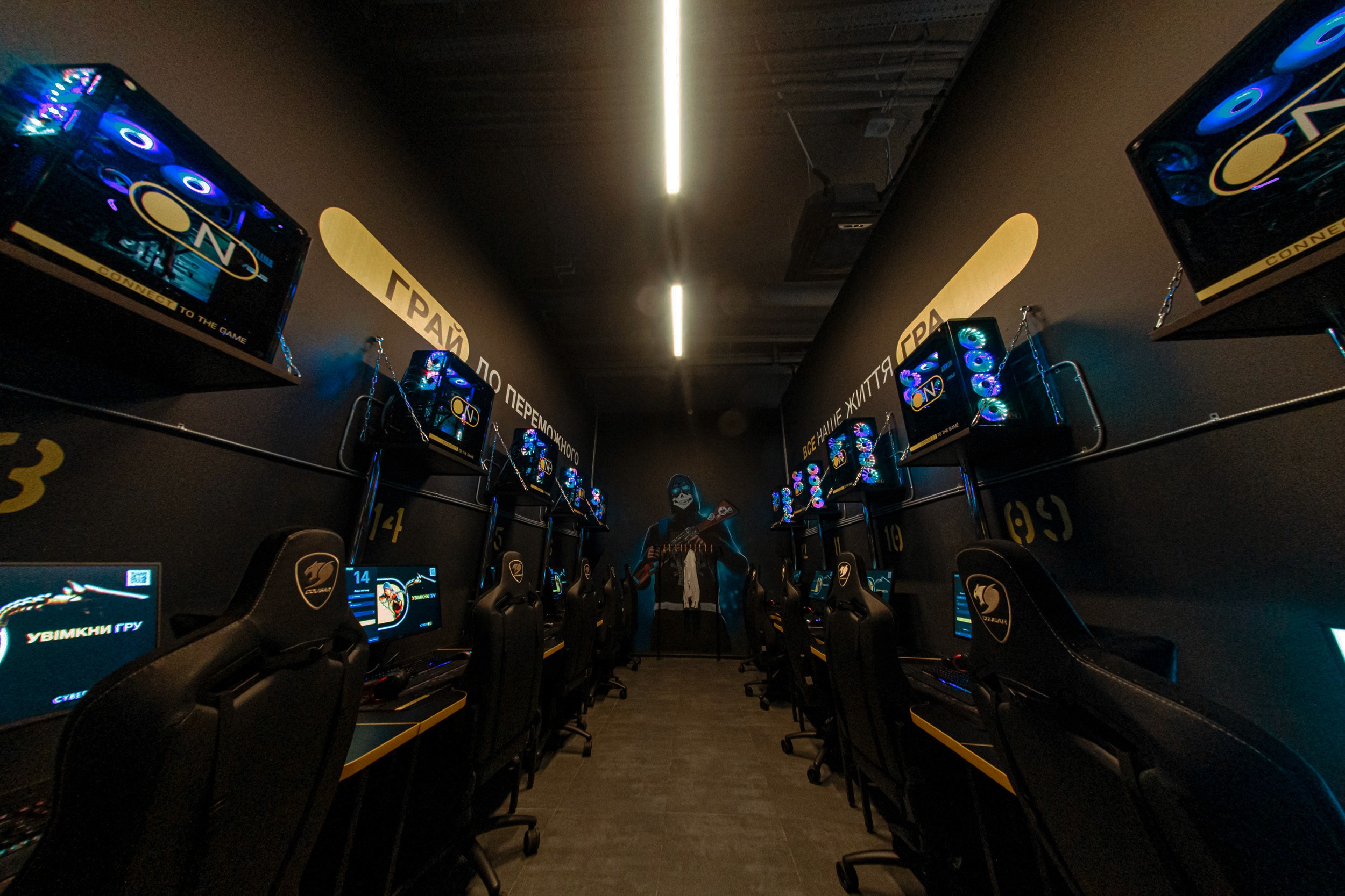 a group of people walking on a sidewalk