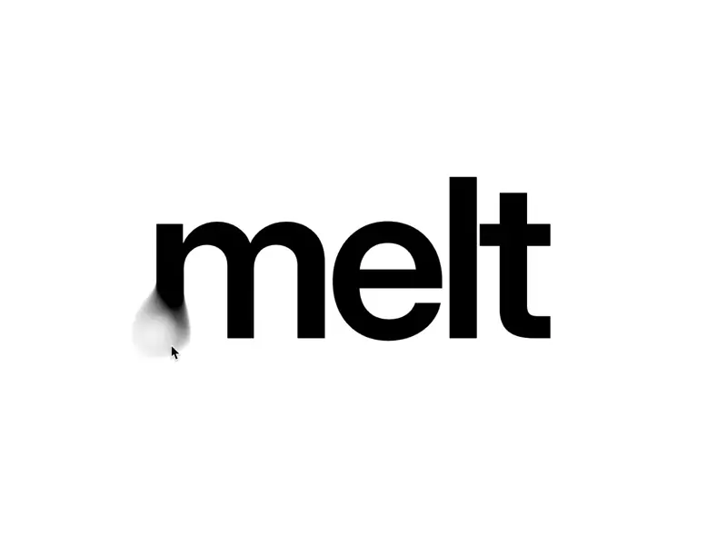 Melting Blur Text - Framper Component