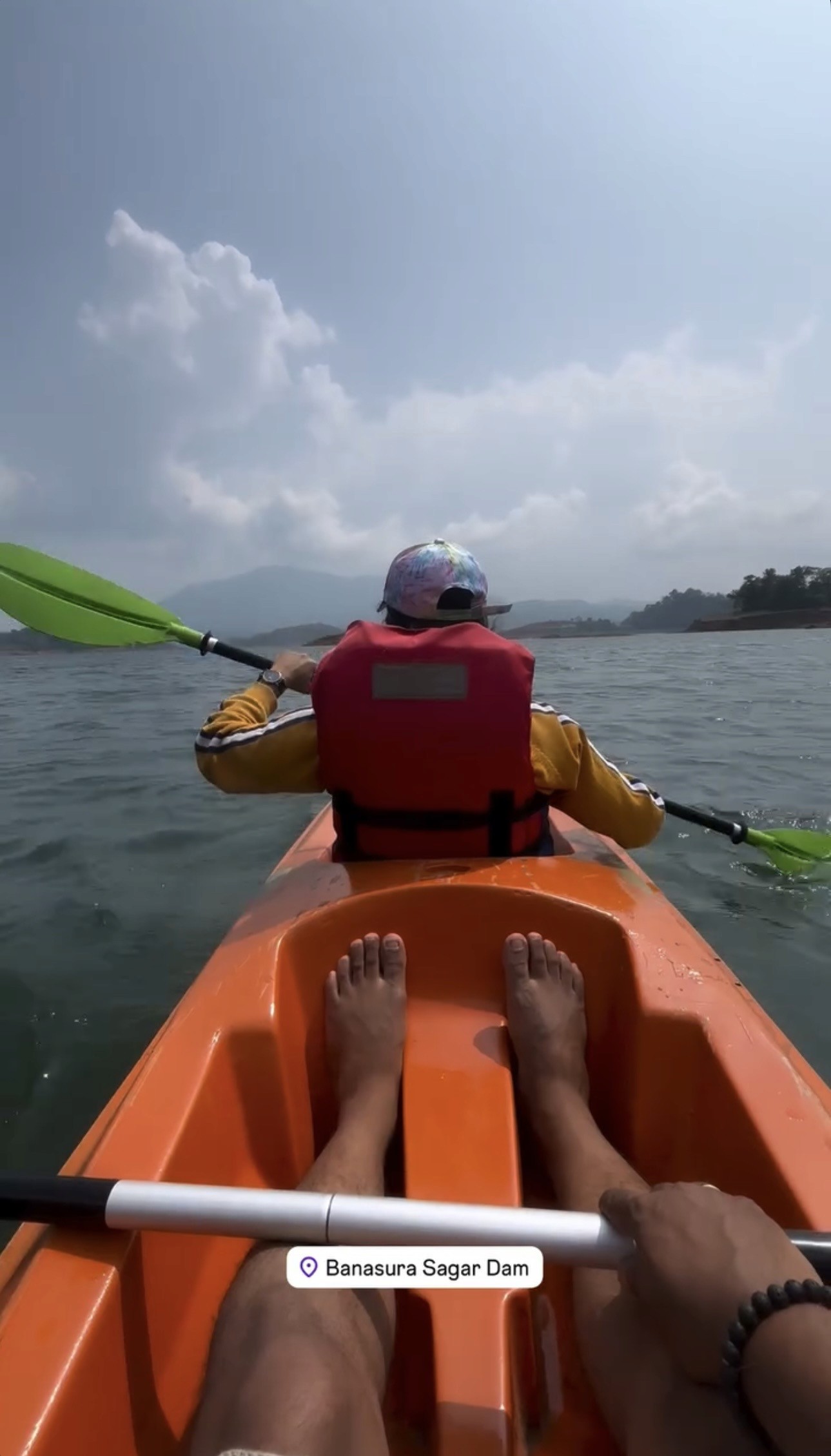 Outdoor Café Seating in a Sunlit Alley