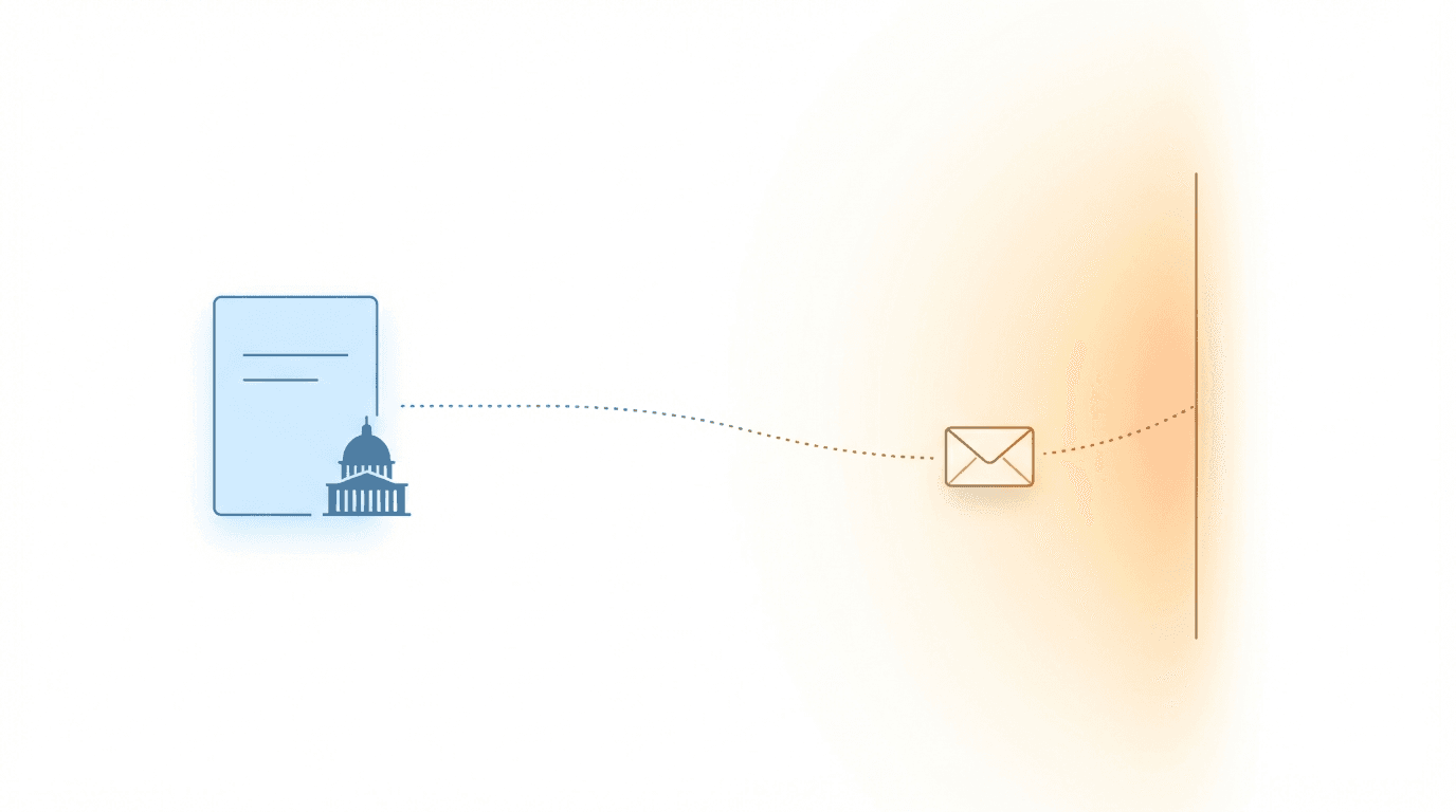 Mail processing timing problem