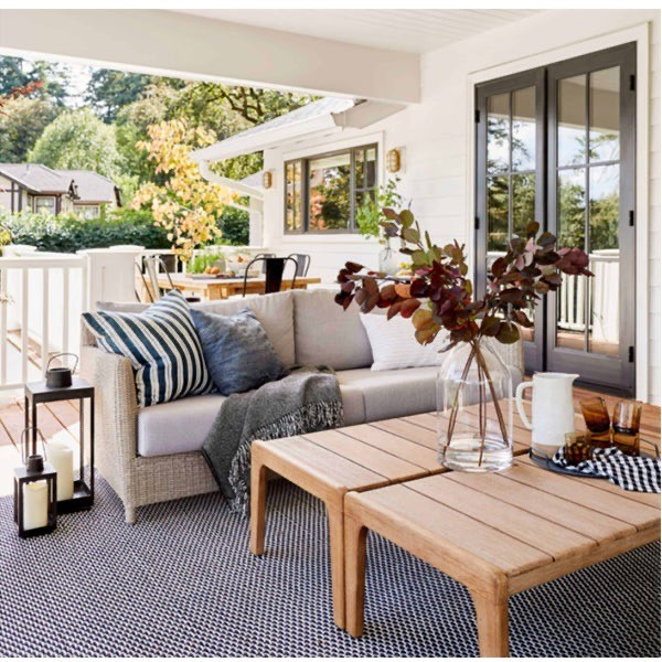 Patio with Outdoor Pillows