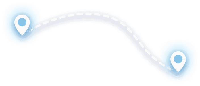 Location Line with Pins