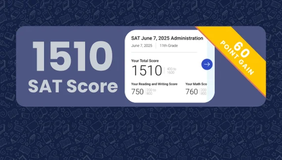 Student success story: 1500+ SAT score achievement