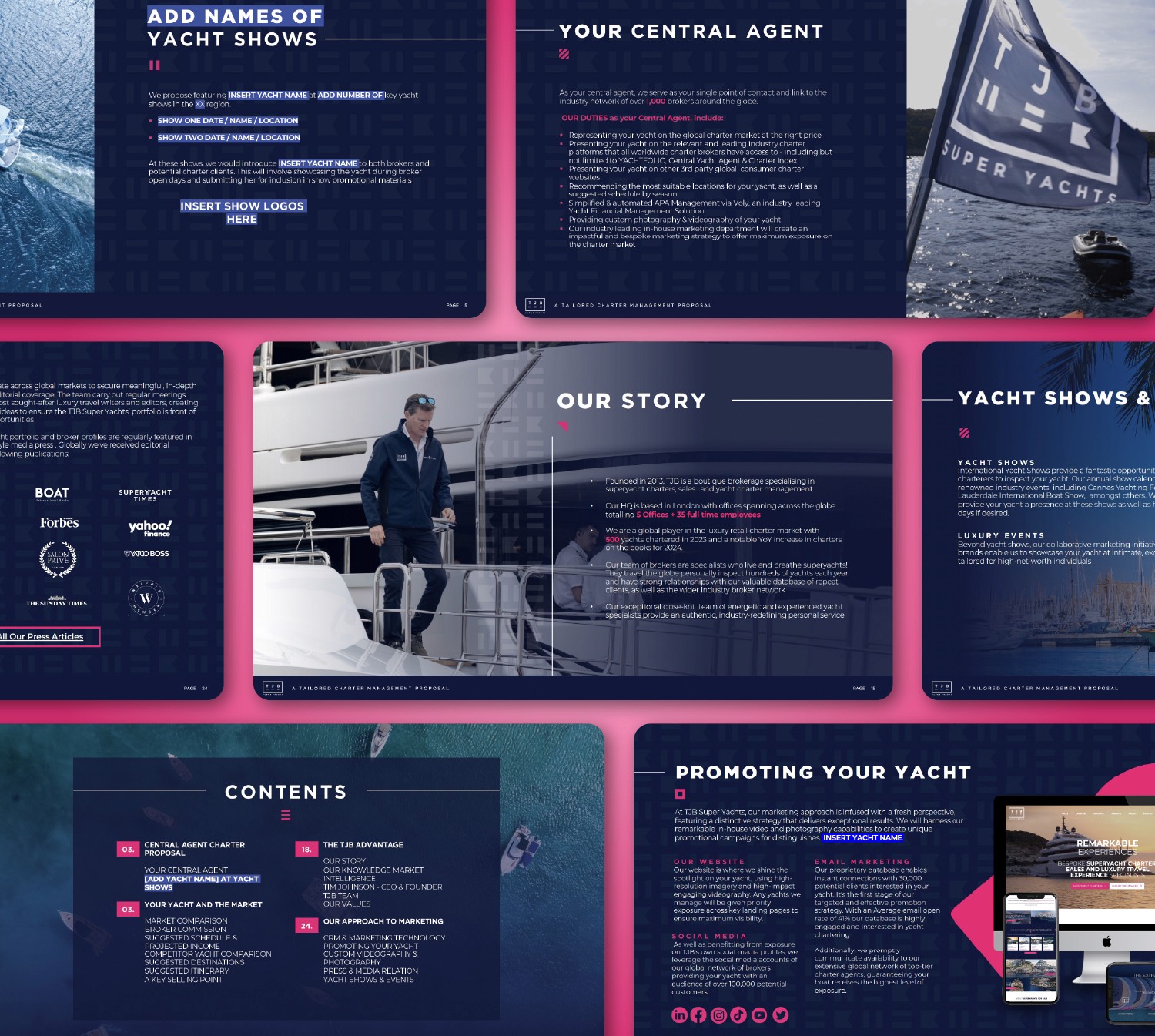 Proposal Template Design TJB Superyachts