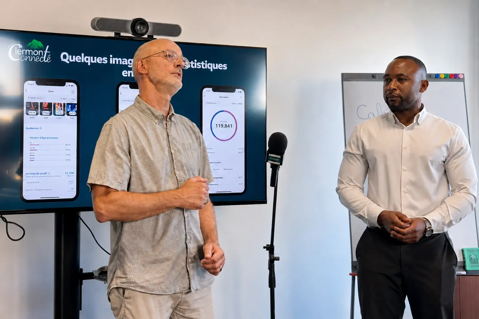 Rencontre avec un entrepreneur lors d’un événement Clermont Connecté et Artiboost