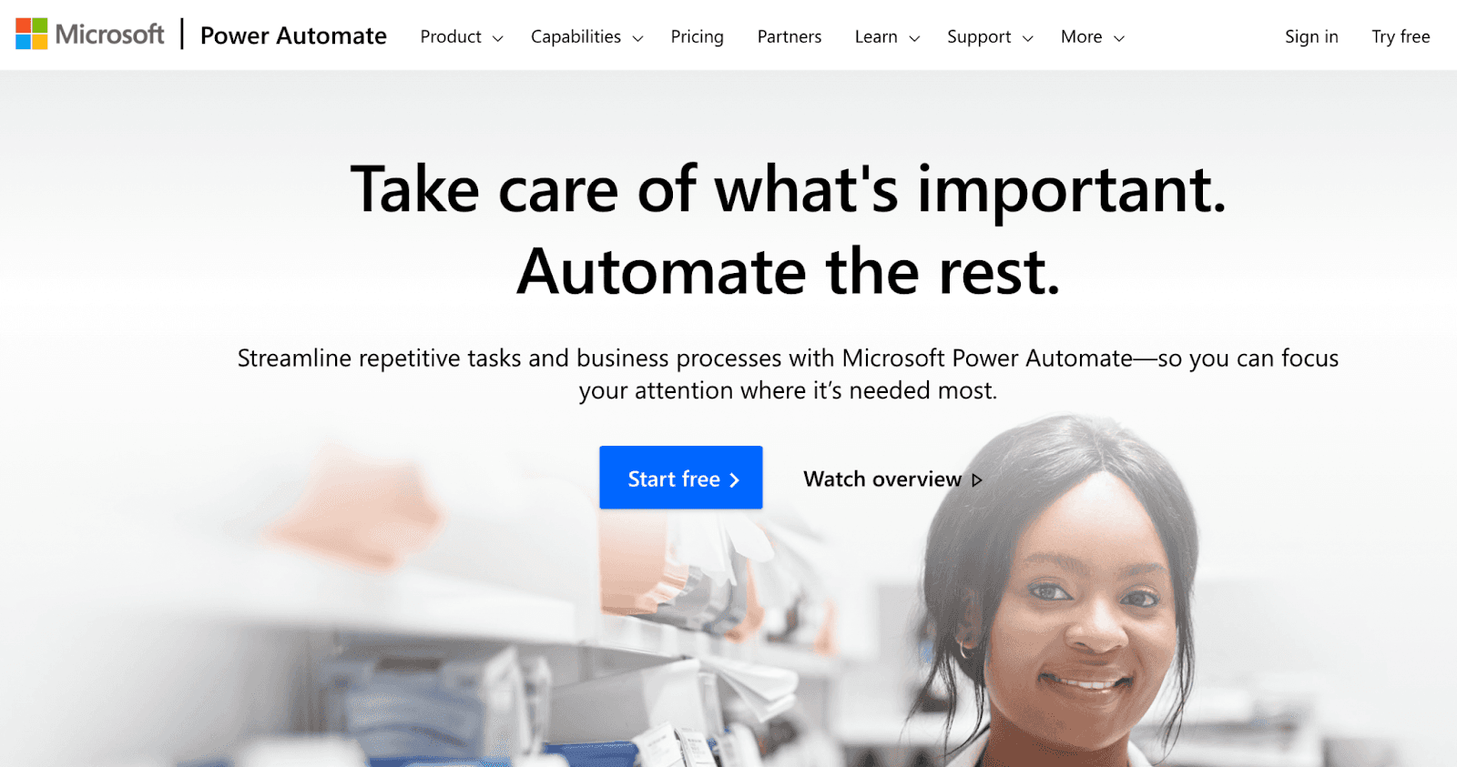 best RPA tools - Microsofr Power Automate