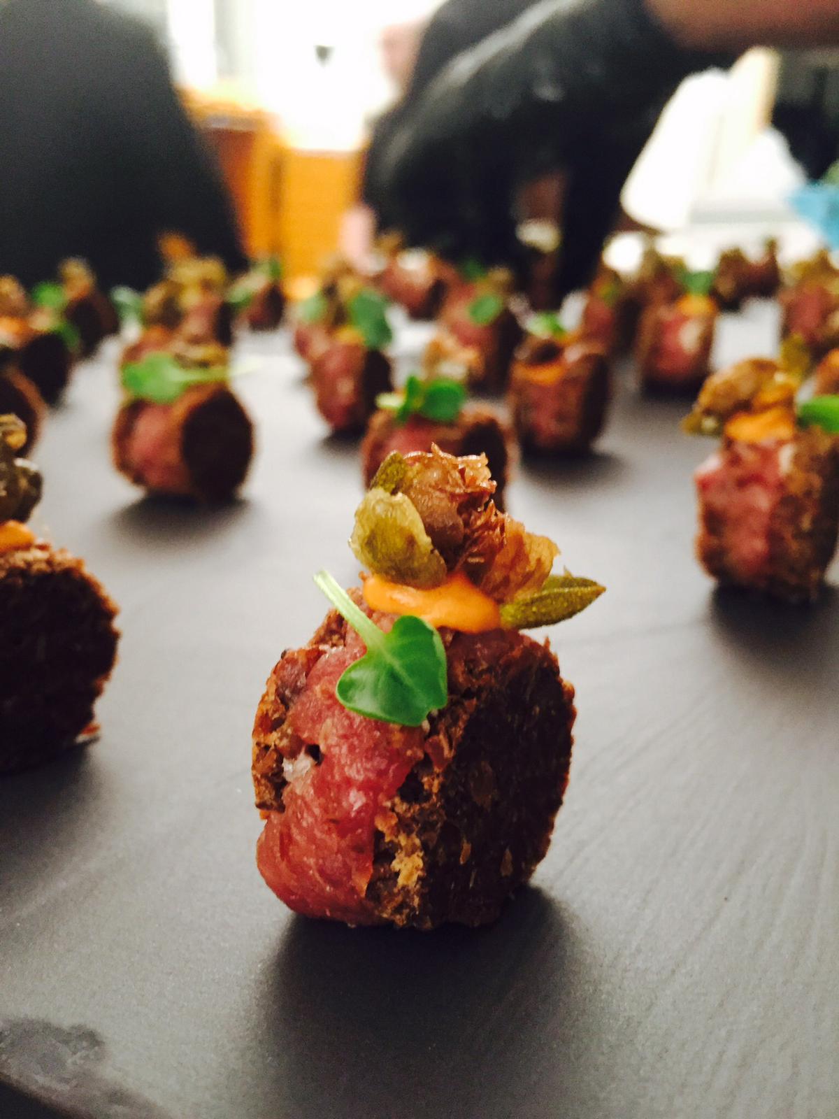 Gourmet Fingerfood Catering Berlin für Firmenfeier - Kopf und Gaumen