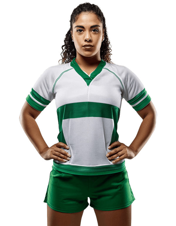 Player standing for camera.