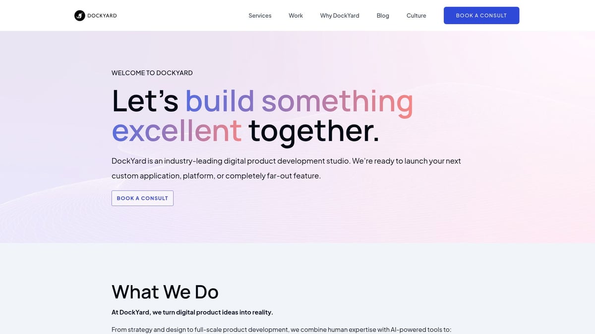 9 Essential Web Design and Development Companies in 2025 - DockYard