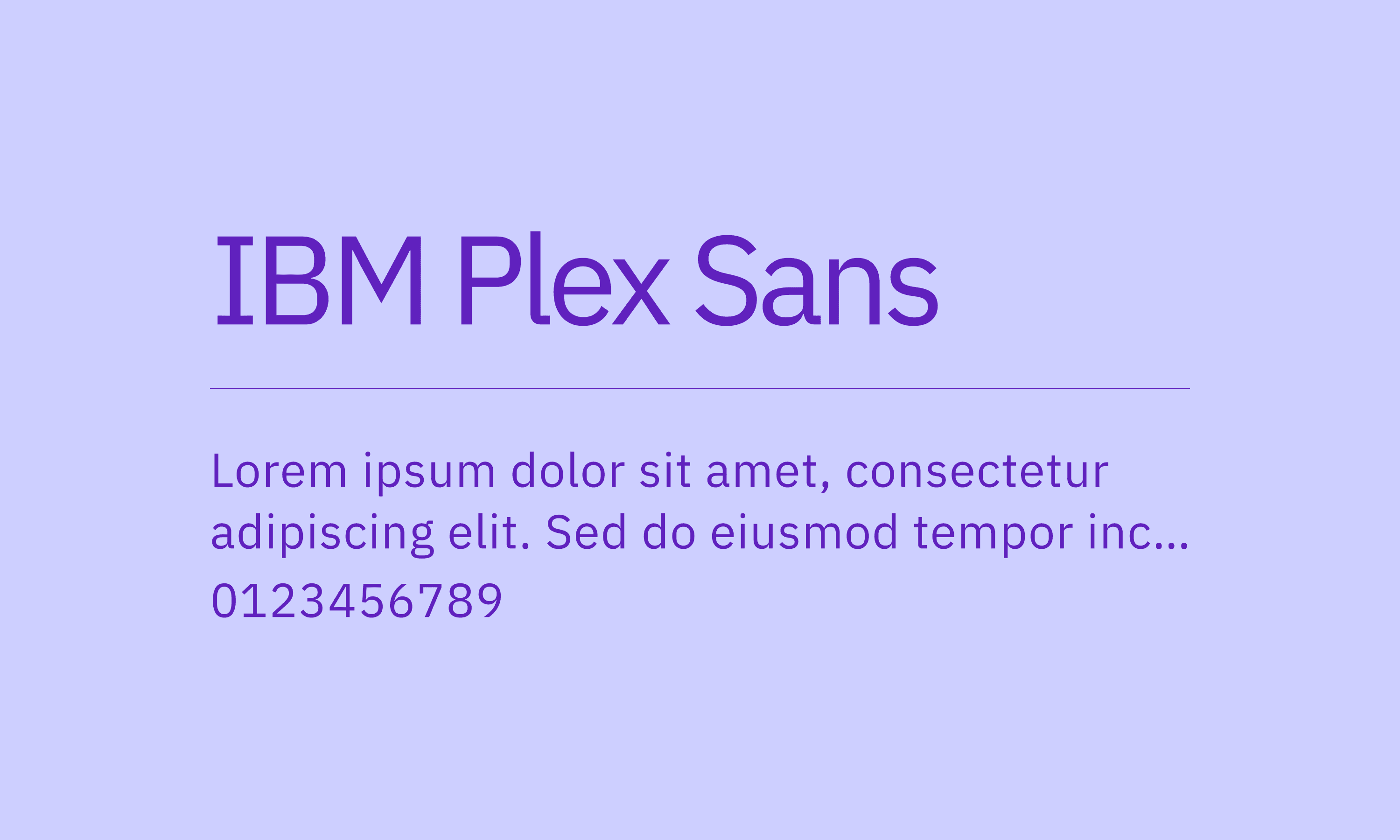 IBM Plex Sans