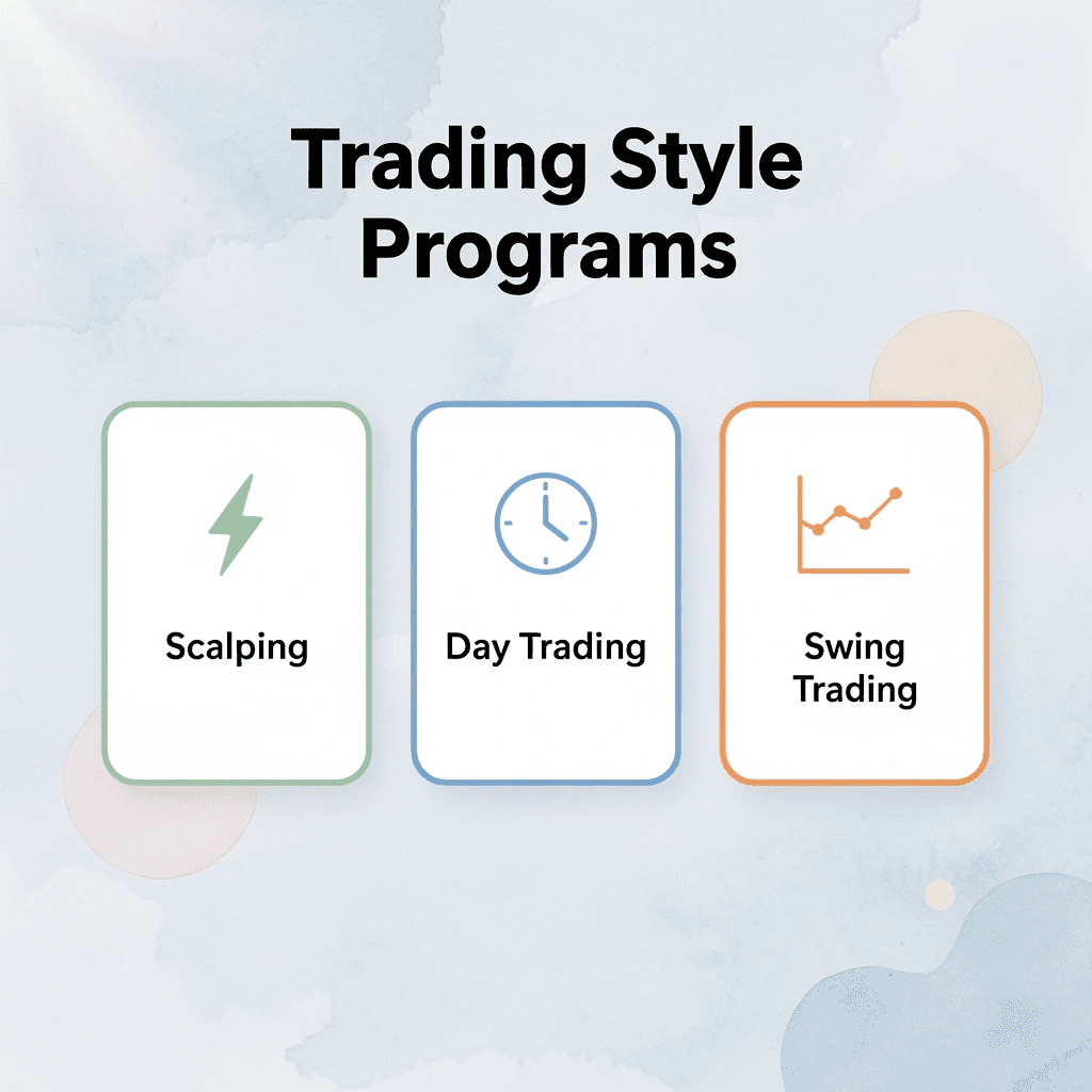 Three trading style program options